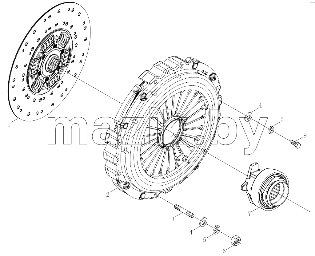  1S425316100H1 Clutch