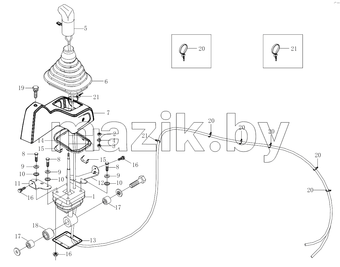 1S42591731901 Transmission control mechanism