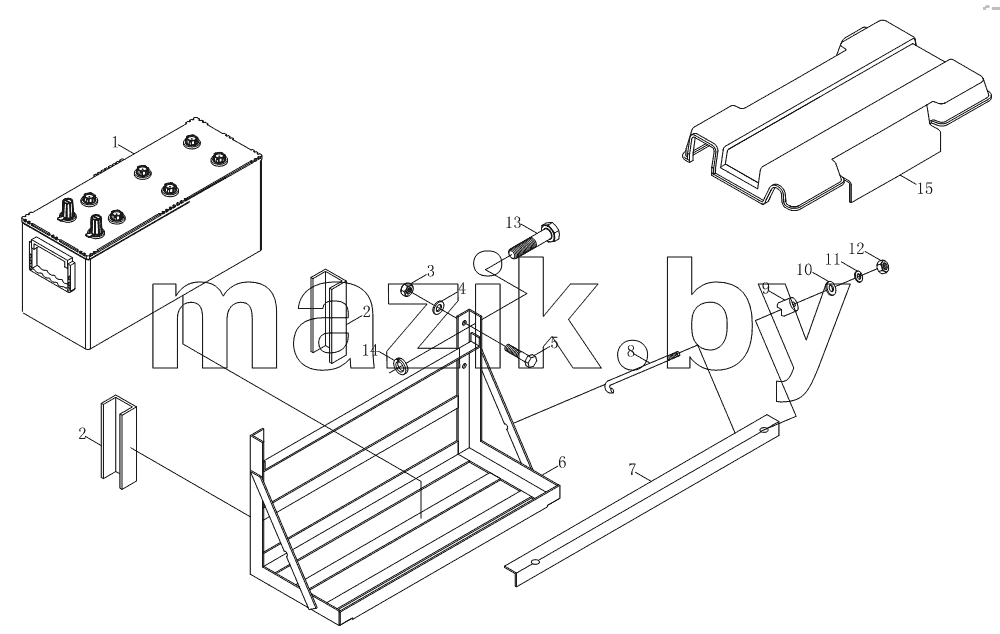 Аккумулятор 1S10493613012, 1S10493613014