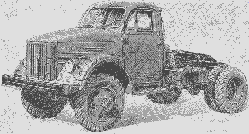 Общий вид автомобиля ГАЗ-63Д