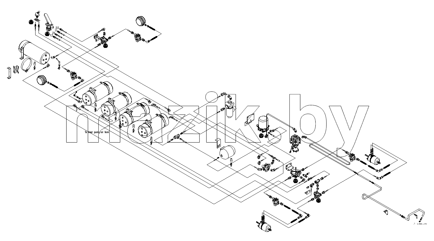 ARRANGEMENT DIAGRAM, BRAKE
