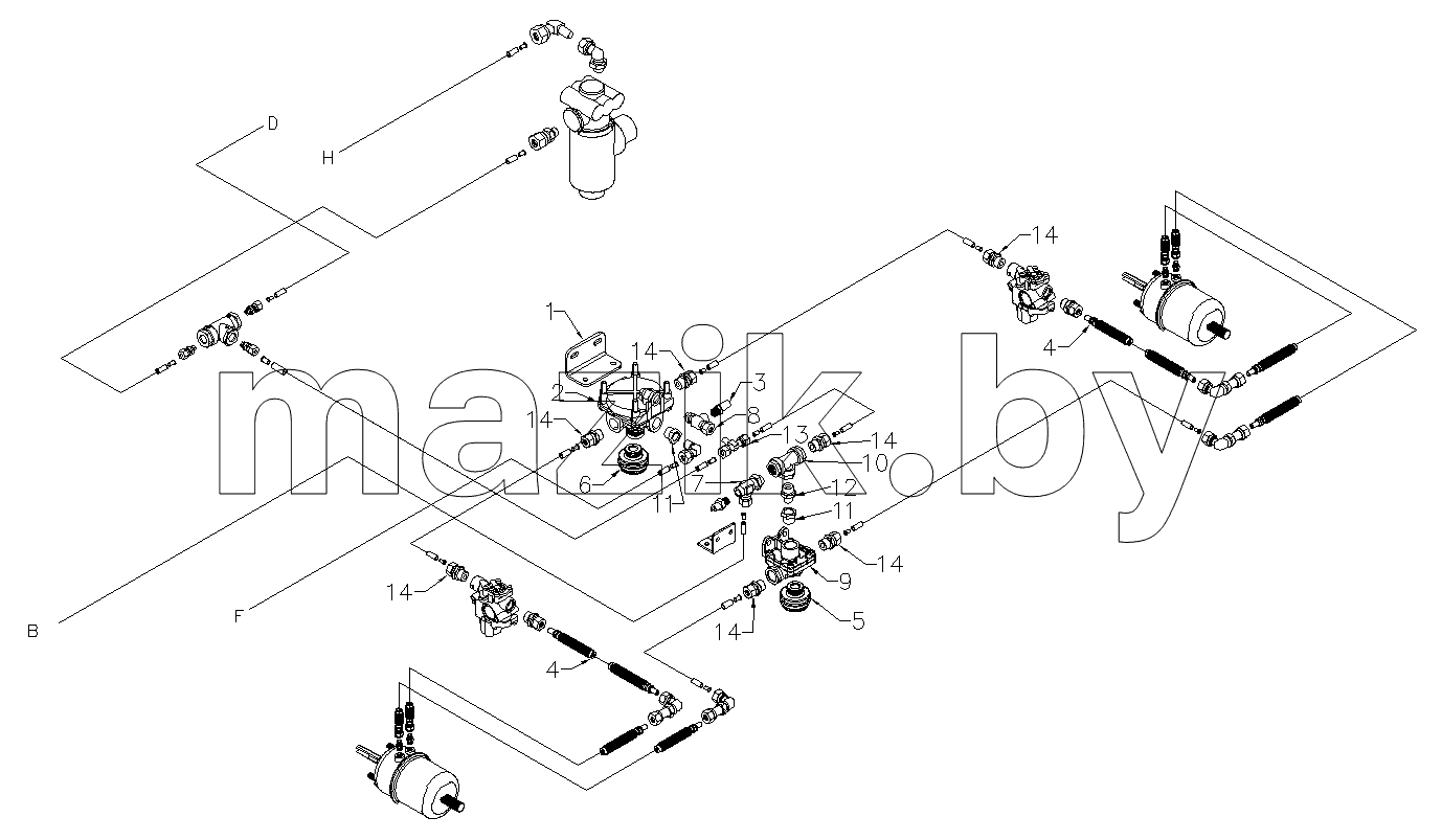 REAR BRAKE AND PARKING BRAKE