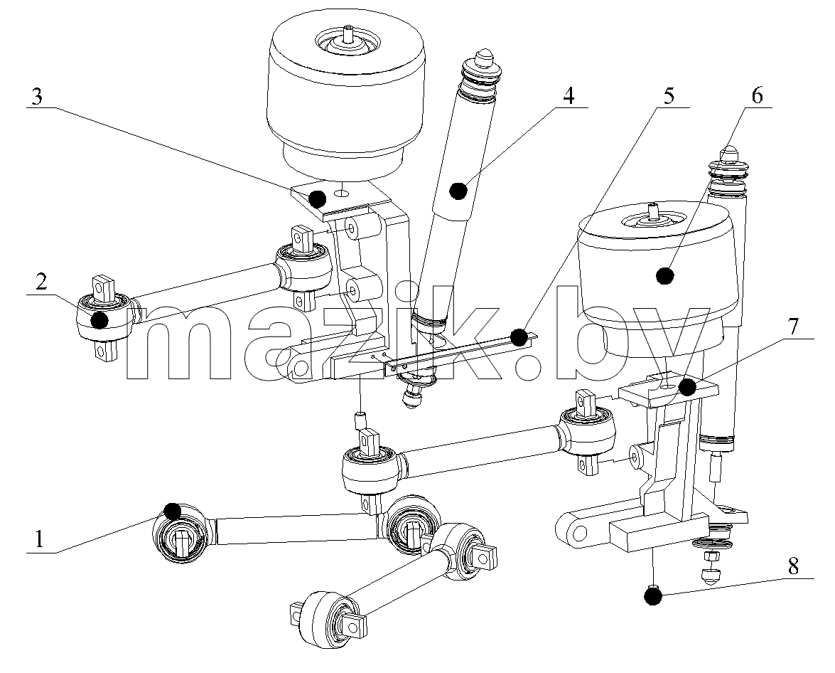 FRONT AIR SUSPENSION ASSY