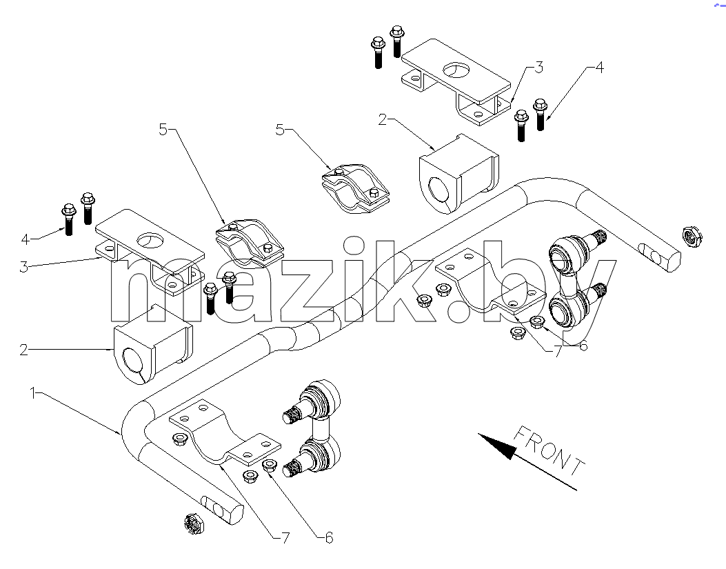 FRONT STABILIZER INSTALL ASSEMBLY