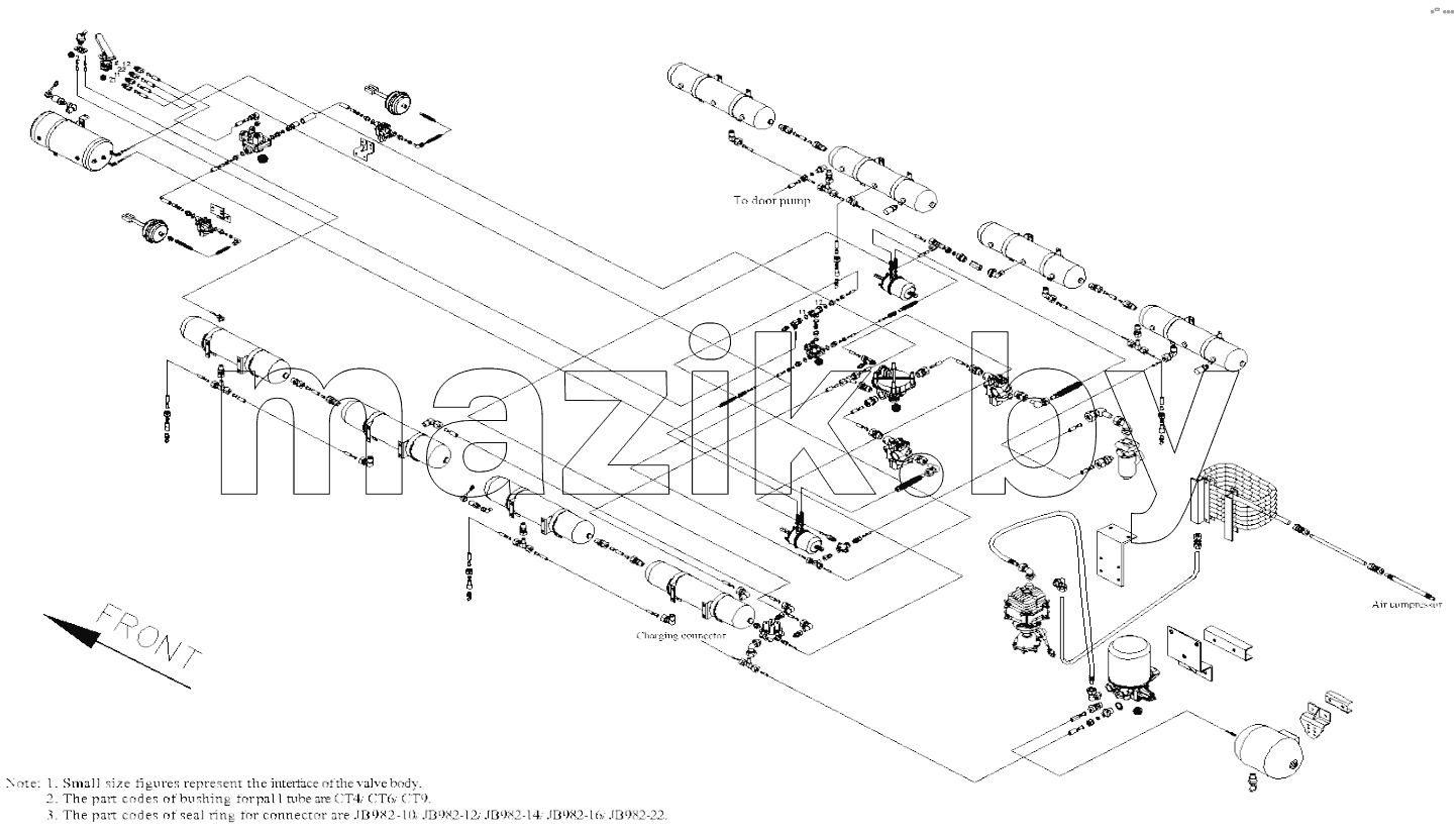 ARRANGEMENT DIAGRAM, BRAKE