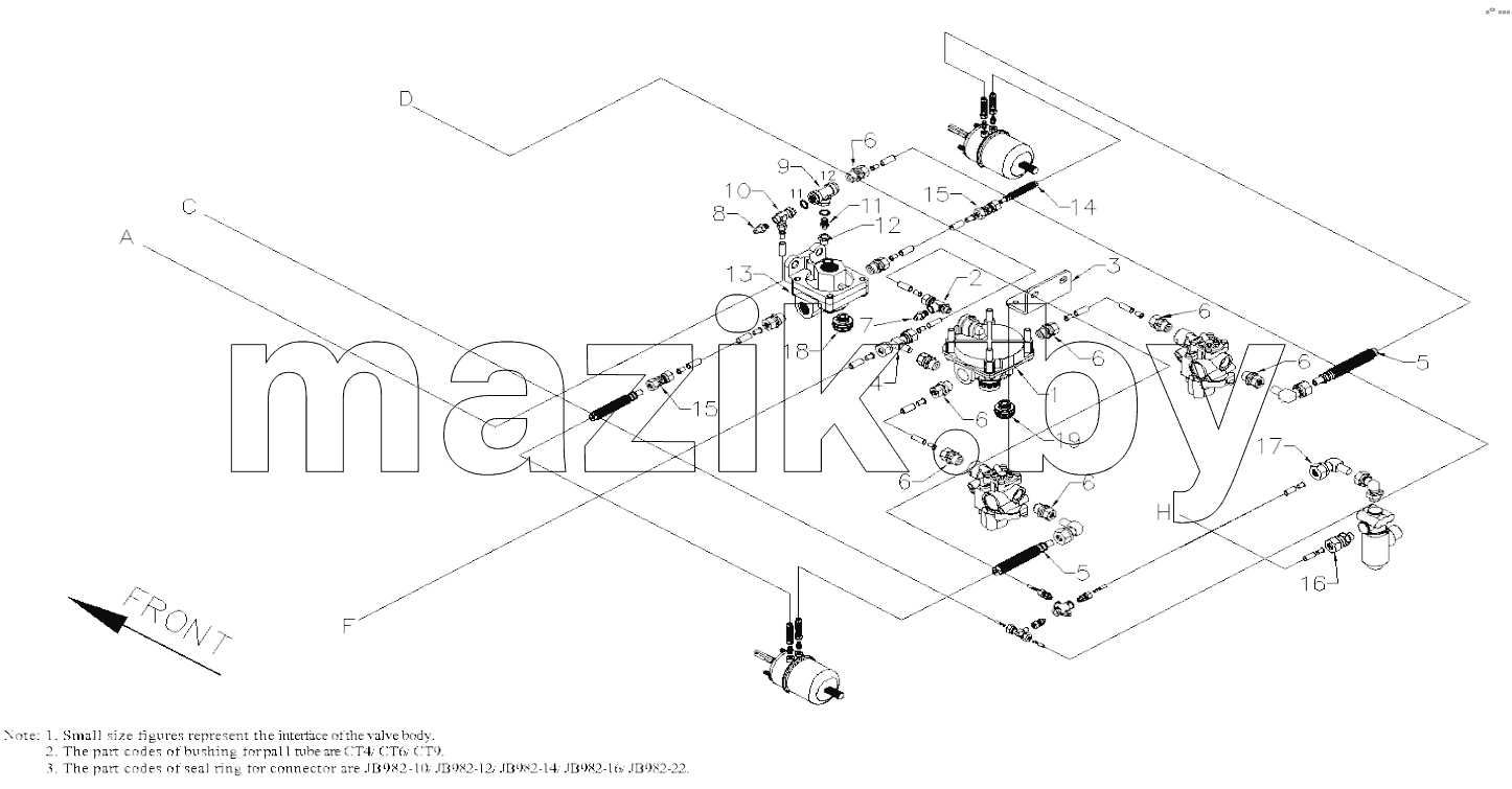 REAR BRAKE AND PARKING BRAKE