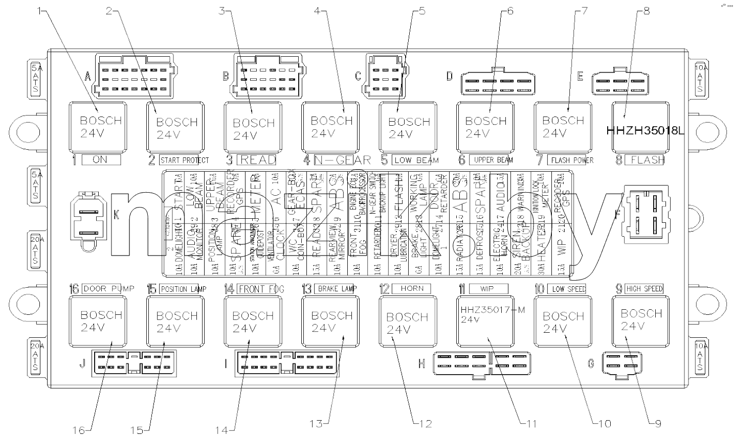 6999A01-3700100-RUS1 ELECTRIC BOX