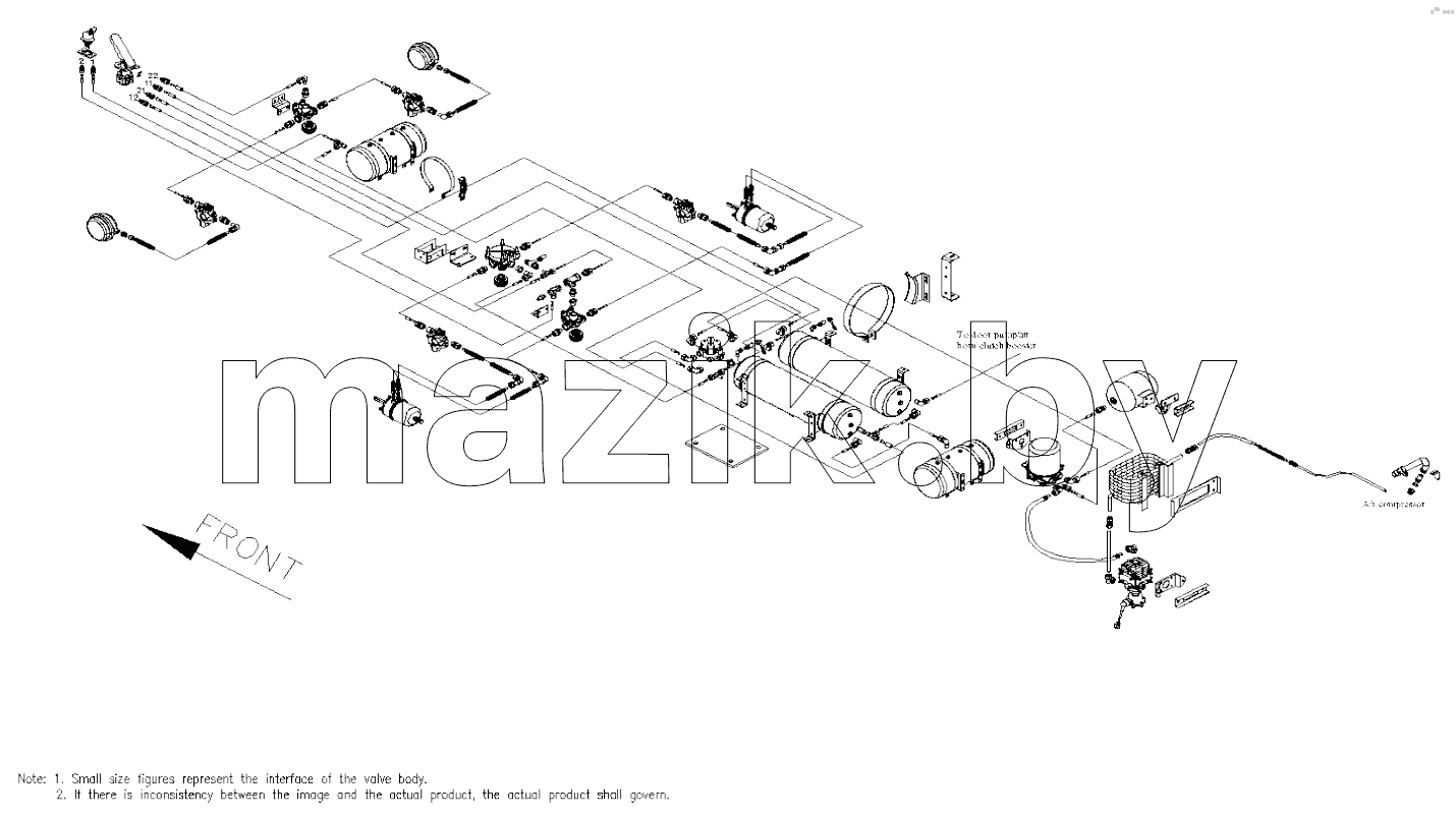 ARRANGEMENT DIAGRAM, BRAKE