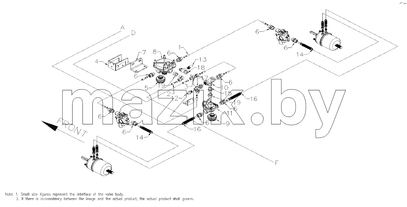 REAR BRAKE AND PARKING BRAKE