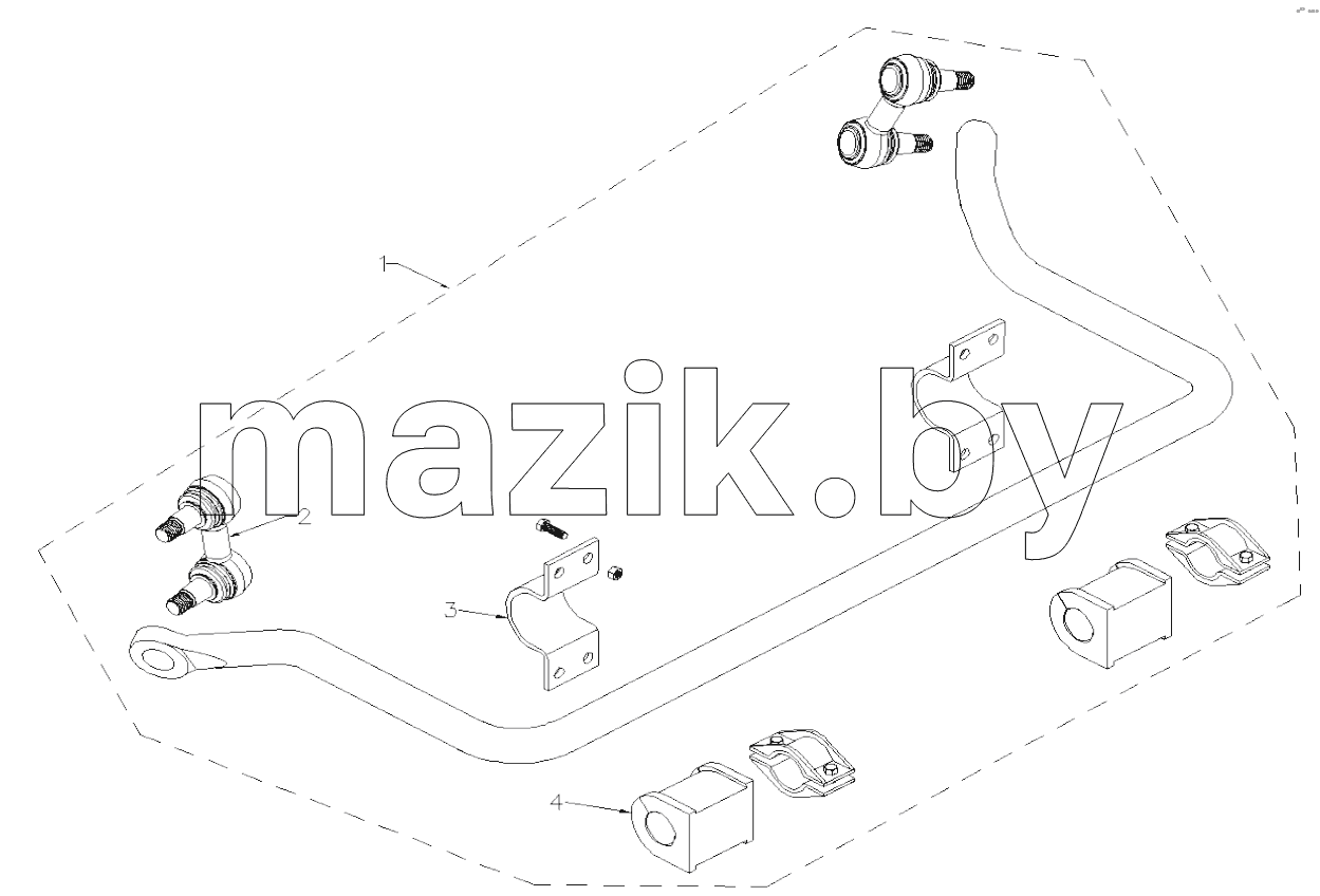 FRONT STABILIZER INSTALL ASSEMBLY