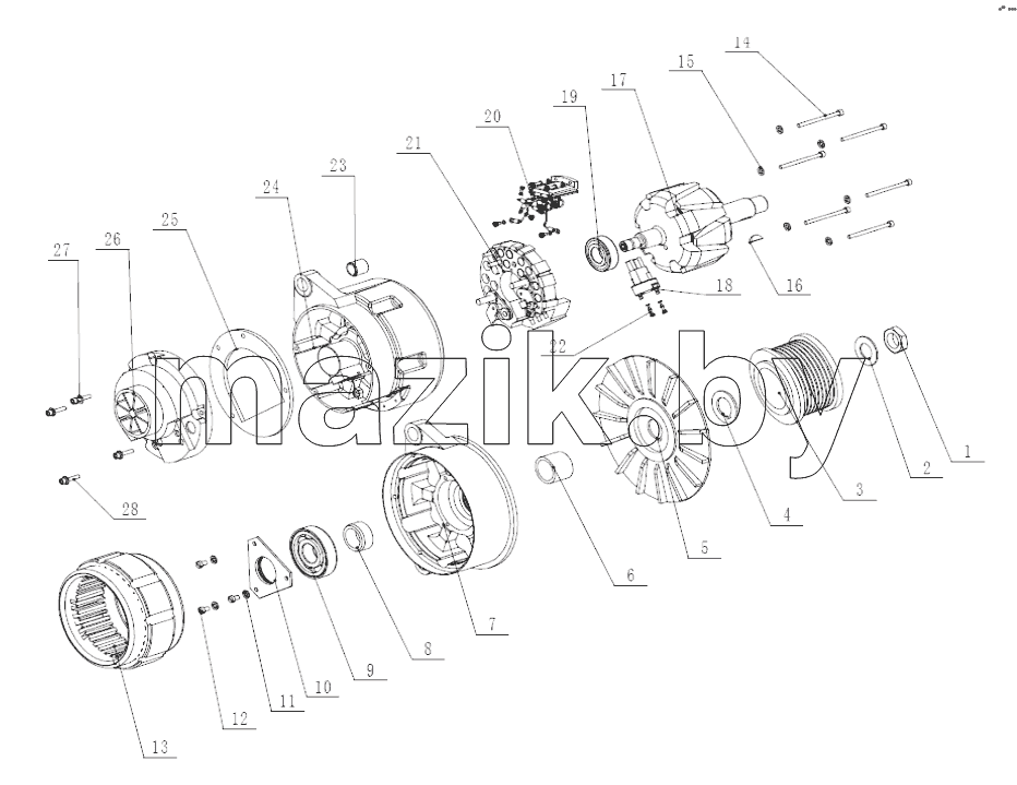 AC172RA374A GENERATOR