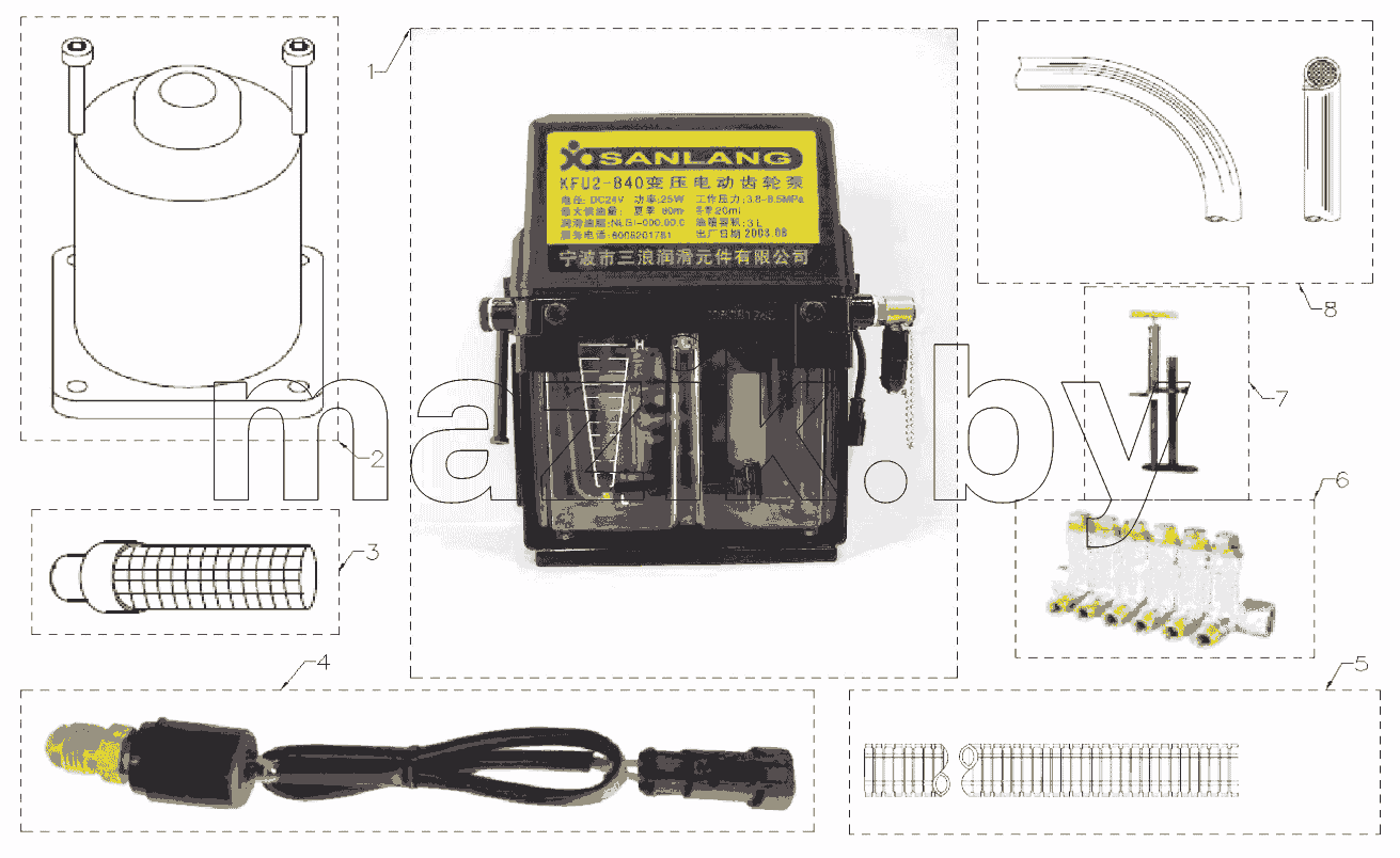 KFD-A CONTRAL LUBRICATION DEVICE