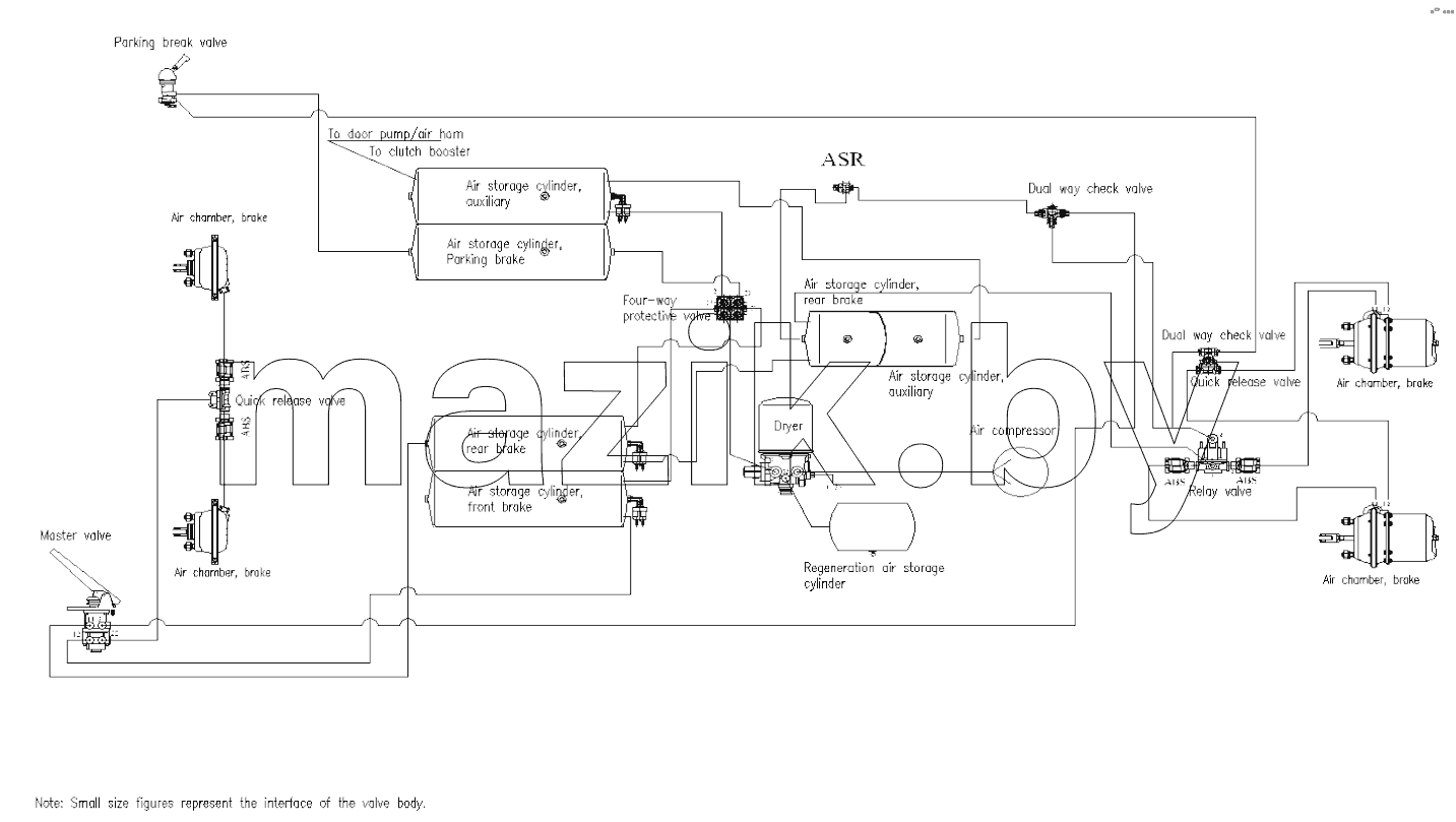 SCHEMATIC DIAGRAM, BRAKE
