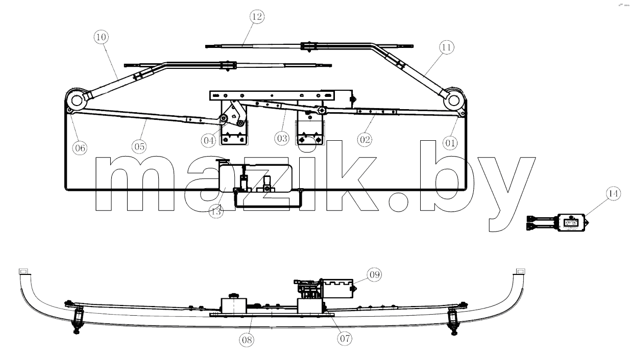 6925E01-3735160-R0 FRONT WIPER