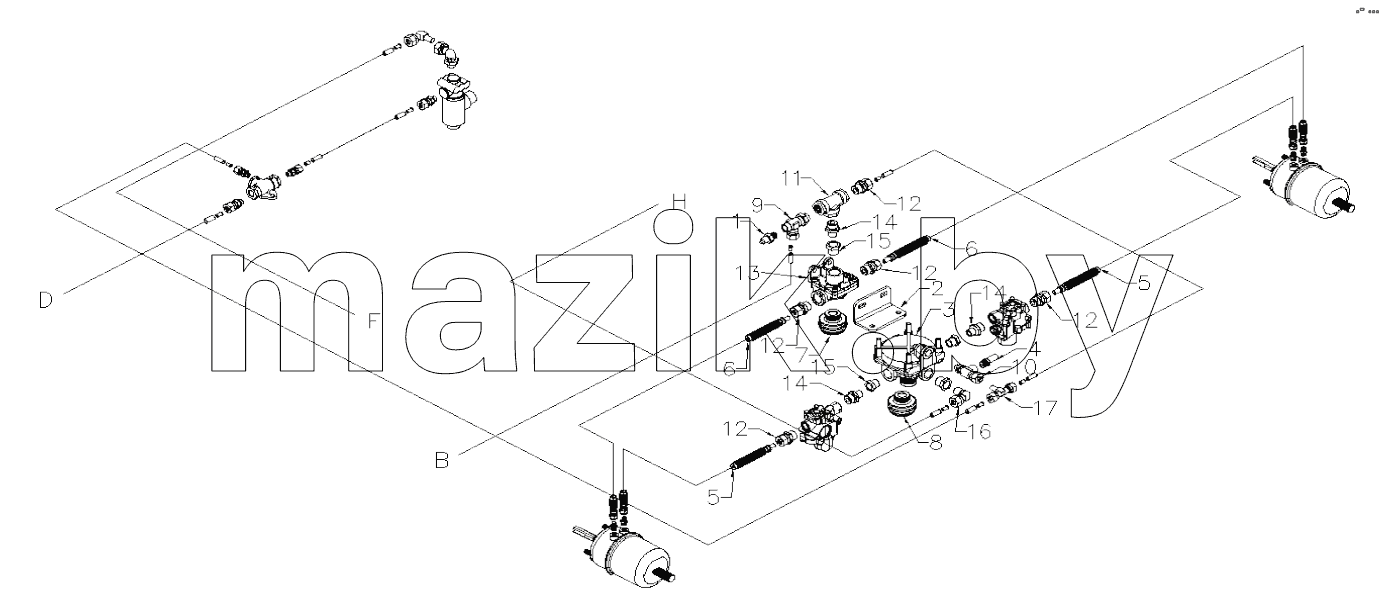 REAR BRAKE AND PARKING BRAKE