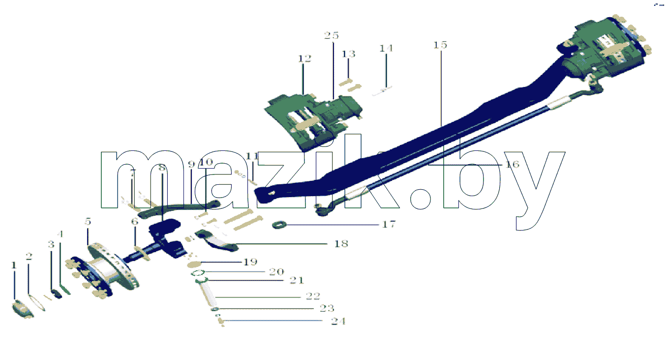 FRONT AXLE SYSTEM