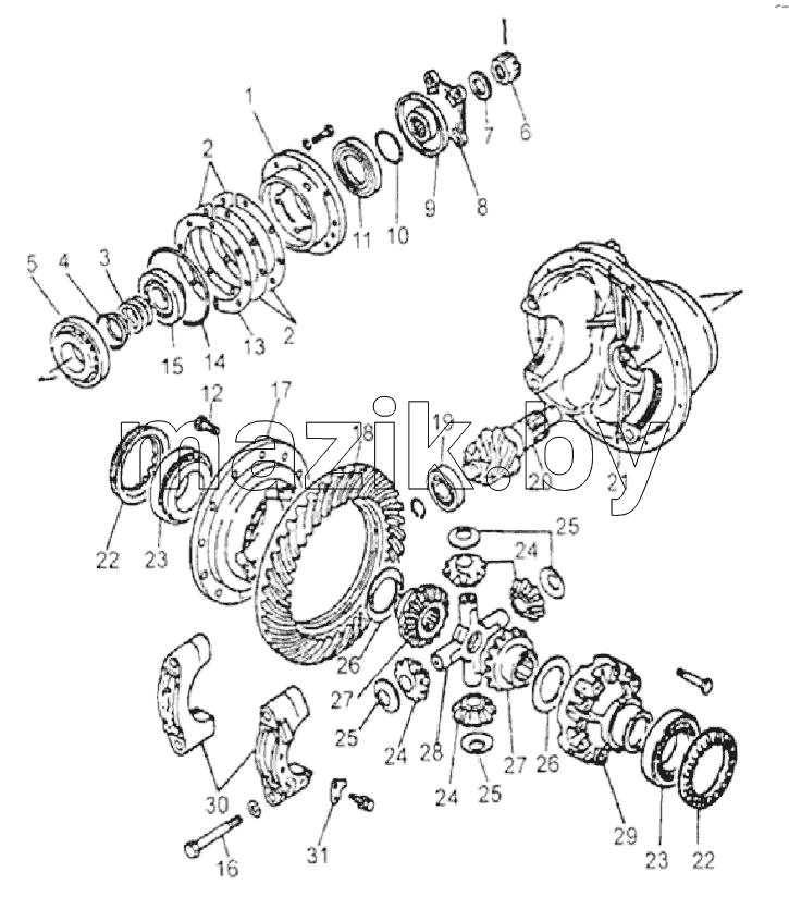 DIFFERENTIAL CARRIER ASSY