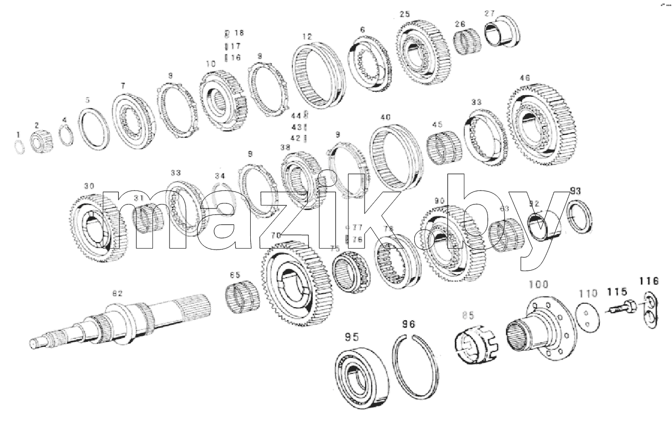 SHAFT, OUTPUT