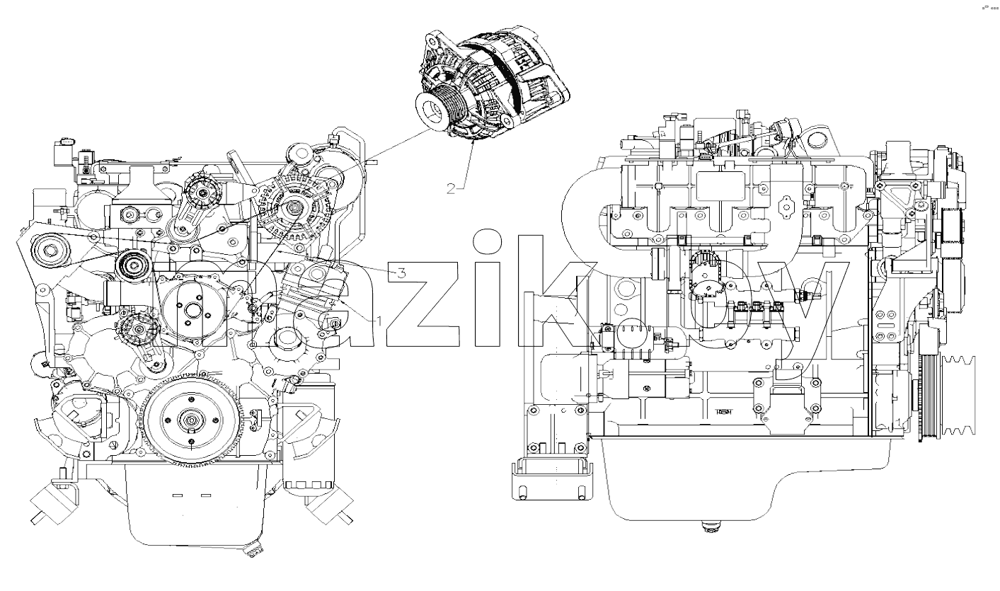 ENGINE & AROUND PARTS