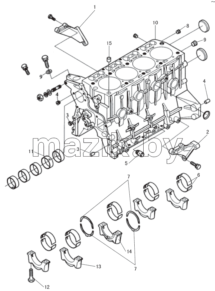 Cylinder block assembly (1)