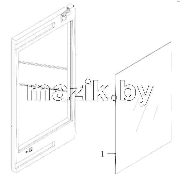  FRONT DOOR GLASS