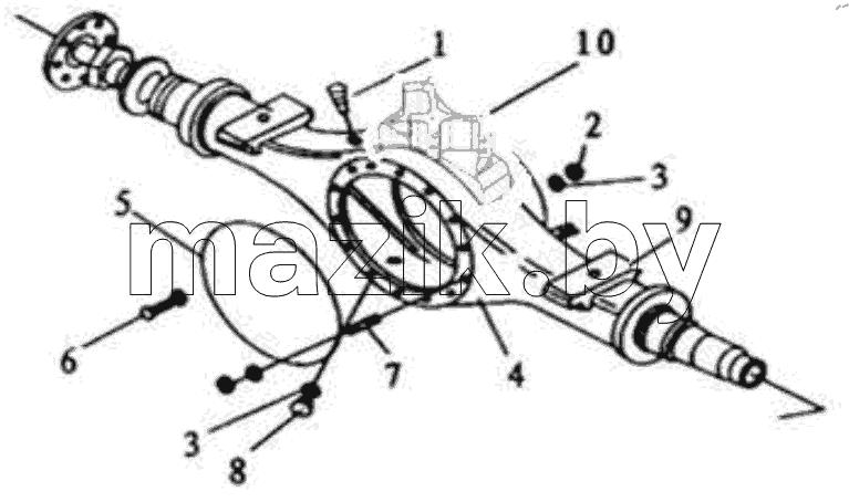  REAR AXLE HOUSING ASSEMBLY