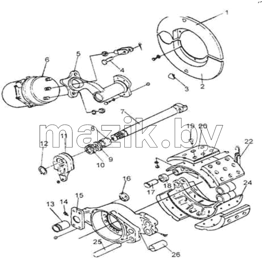  REAR BRAKE ASSY