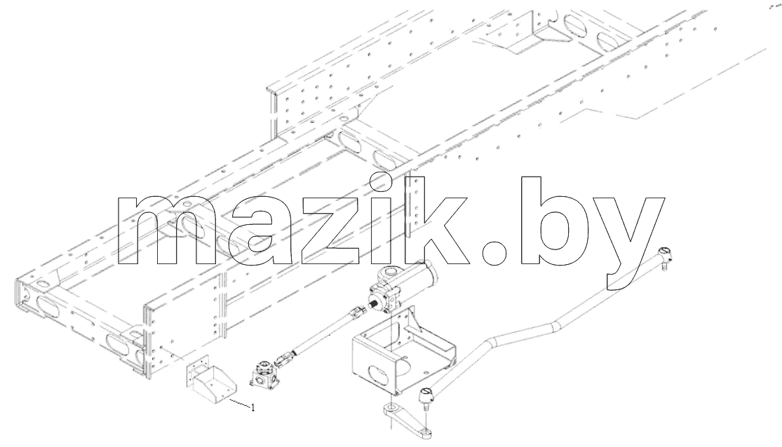  ANGLE ACTUATOR BRACKET , STEERING