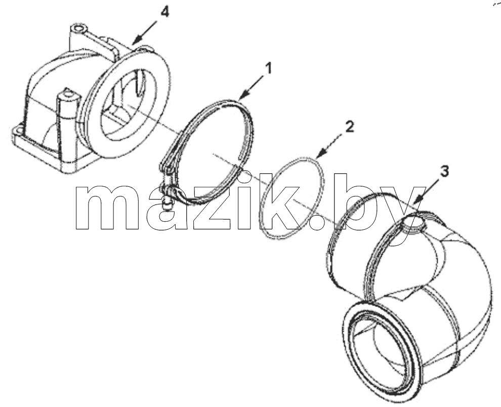  CONNECTION, AIR INTAKE