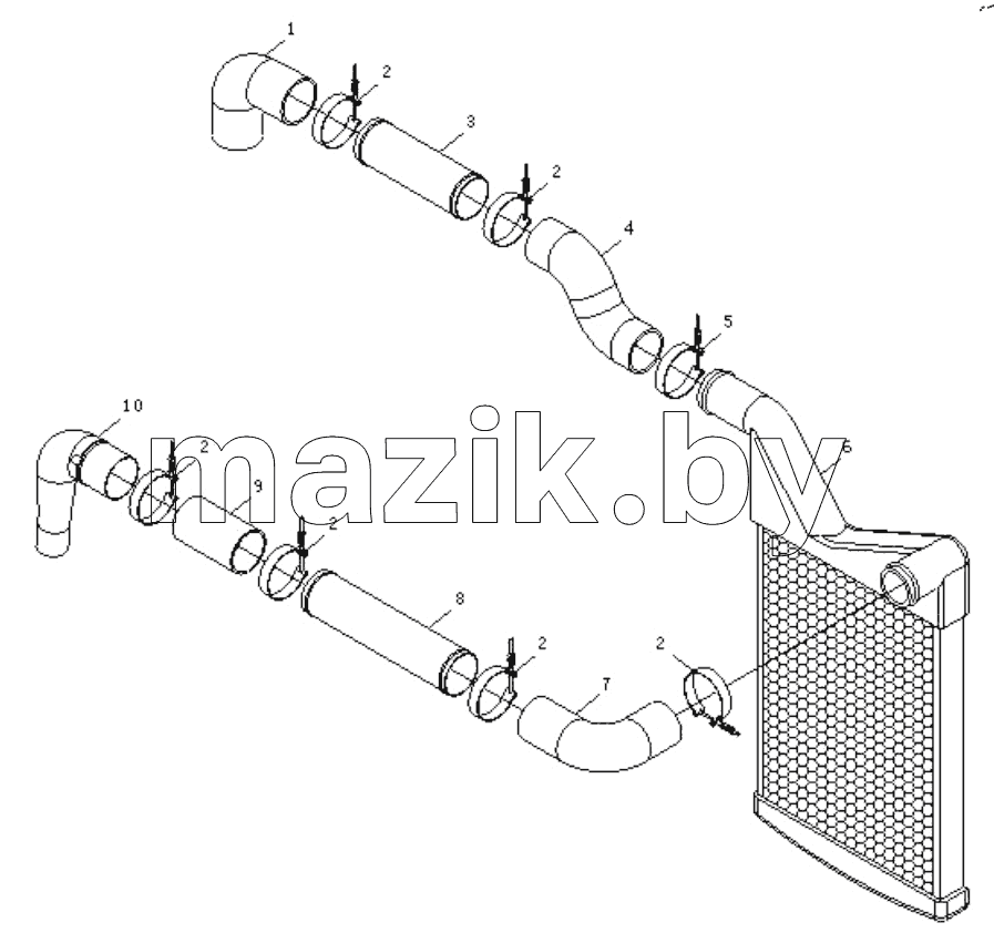  INTERCOOLER SYSTEM; ENGINE