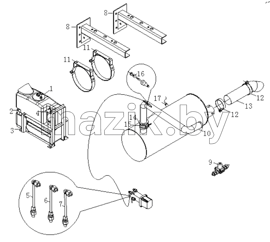  EXHAUST SYSTEM, ENGINE