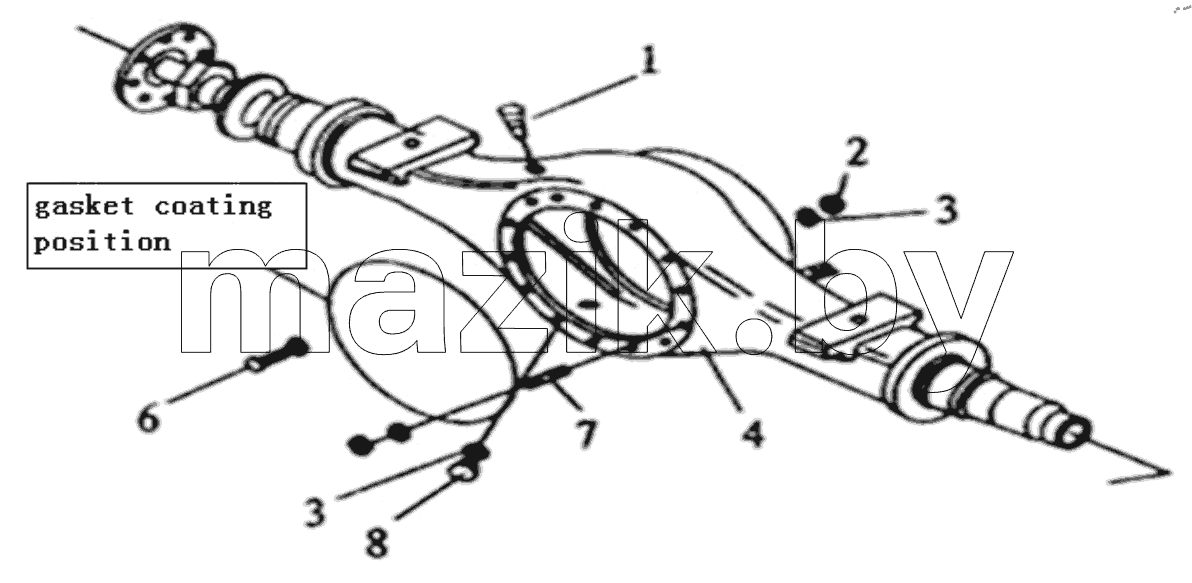  REAR AXLE HOUSING ASSEMBLY
