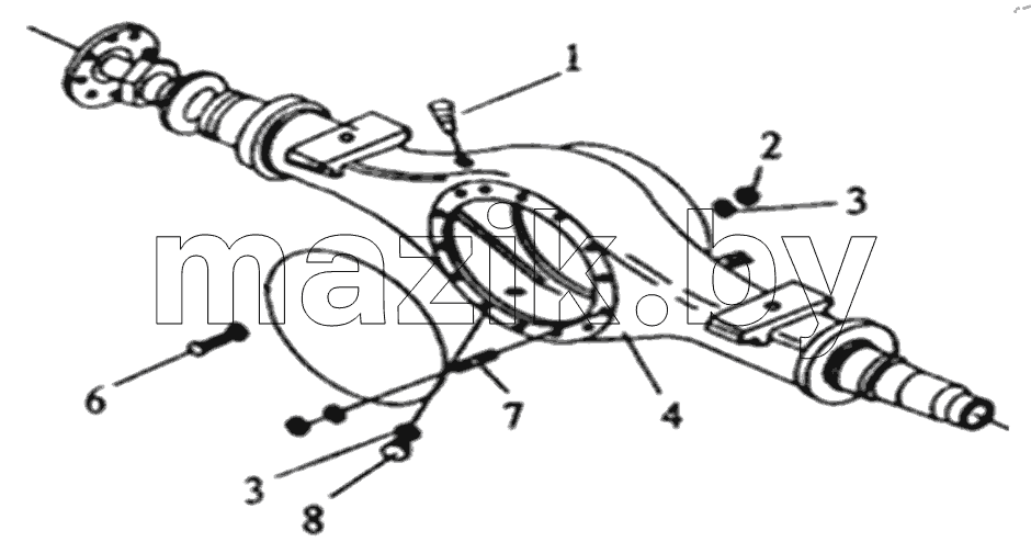  REAR AXLE HOUSING ASSEMBLY