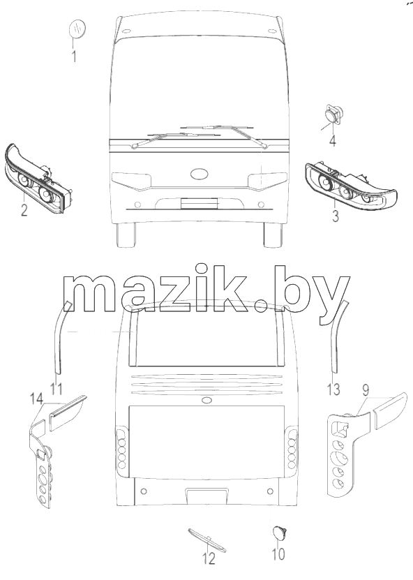  FRONT AND REAR LAMP