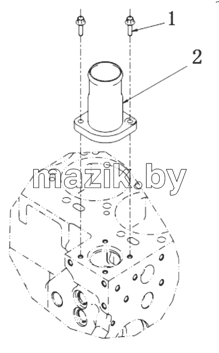  CONNECTION, WATER OUTLET