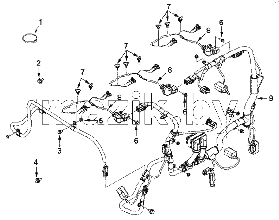  HARNESS, ELECTRONICCONTROL MODULE