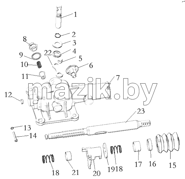  GEAR SHIFT DEVICE ASSY