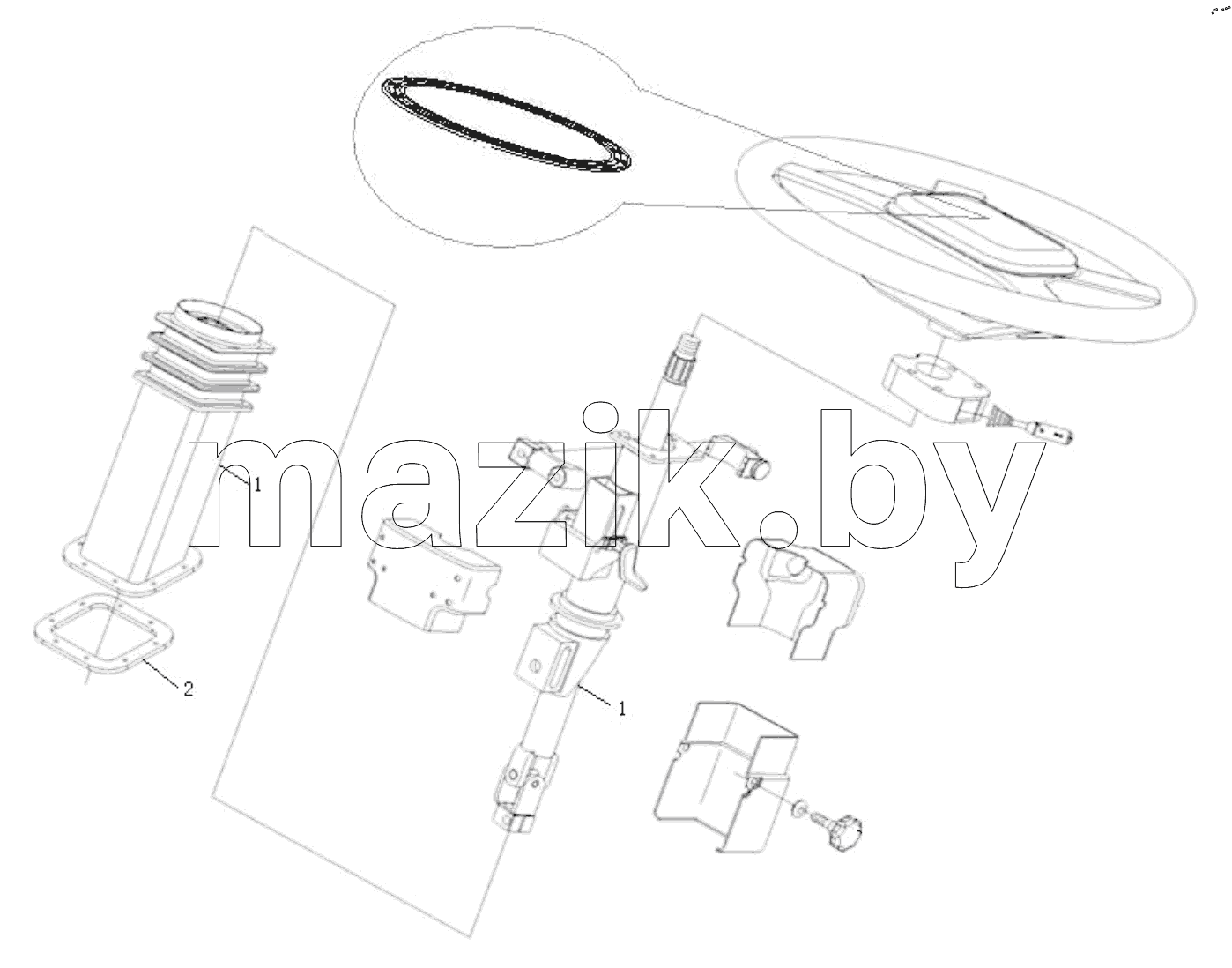  STEERING COLUMN SUBASSEMBLY