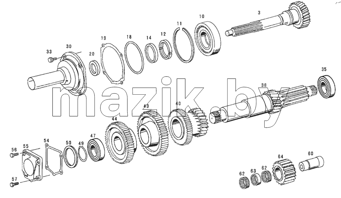  INPUT LAYSHFT REVERSE ASSY