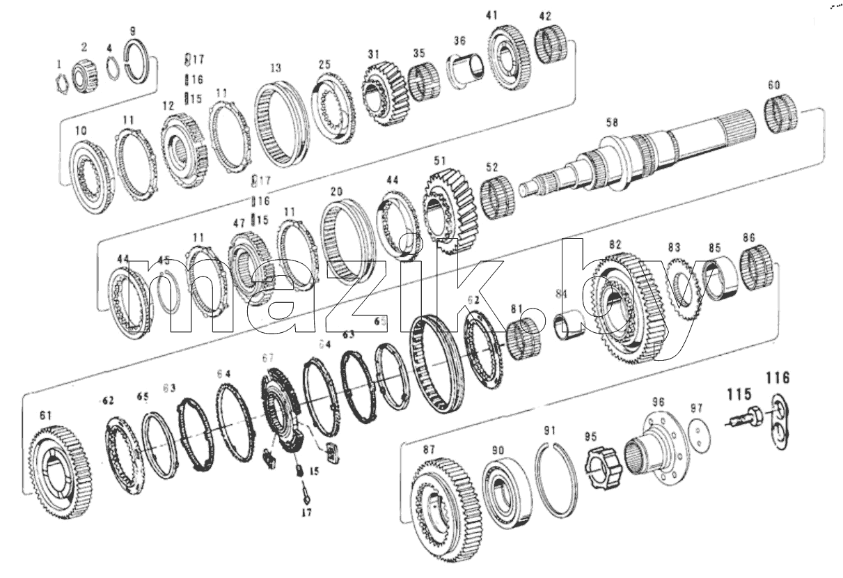  MAIN SHAFT ASSYY