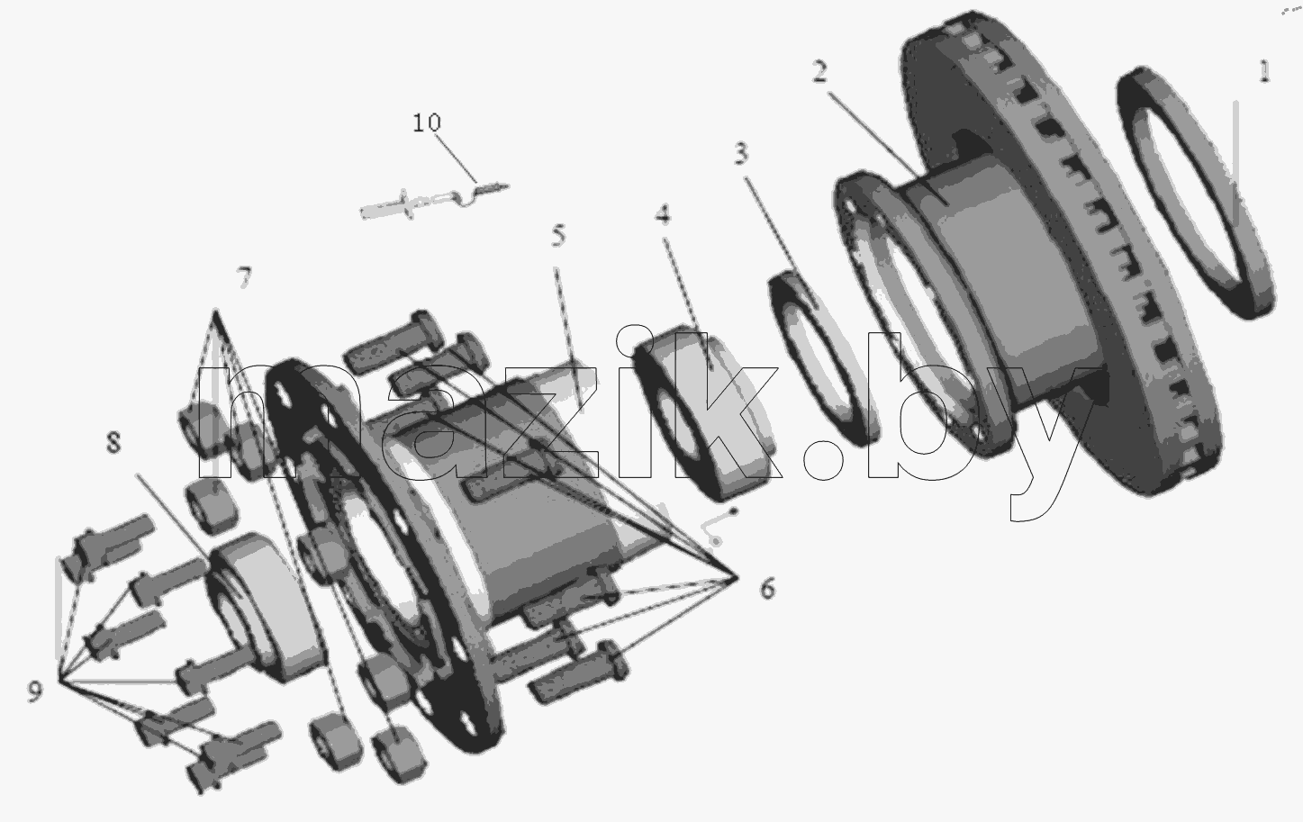  HUB AND BRAKE DRUM ASSEMBLY