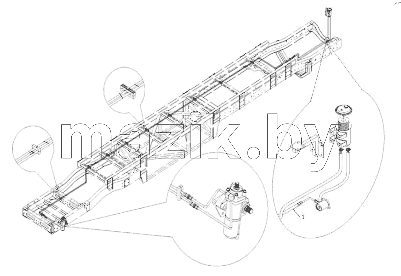  STEERING HOSE SECTION