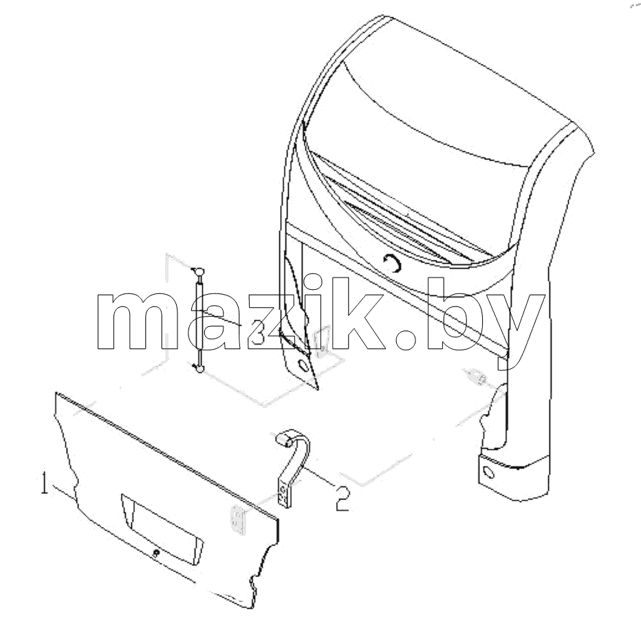  REAR COMPARTMENT DOOR