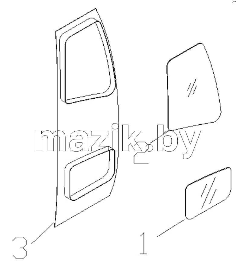  FRONT PASSAGER DOOR, PROTECTION PANEL