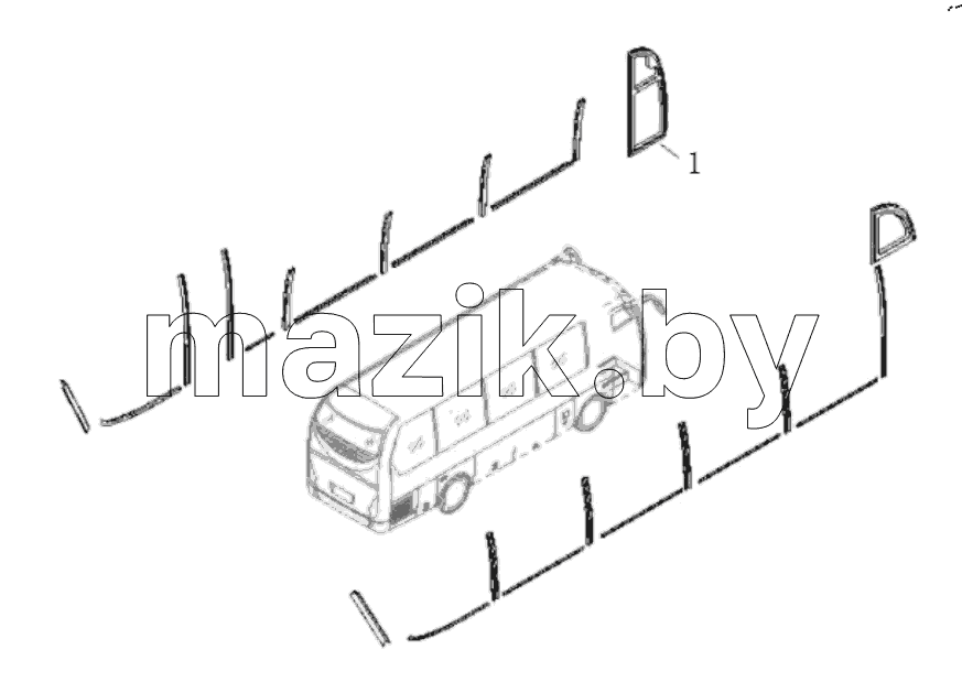  PARTITION OF DRIVER'S WINDOW