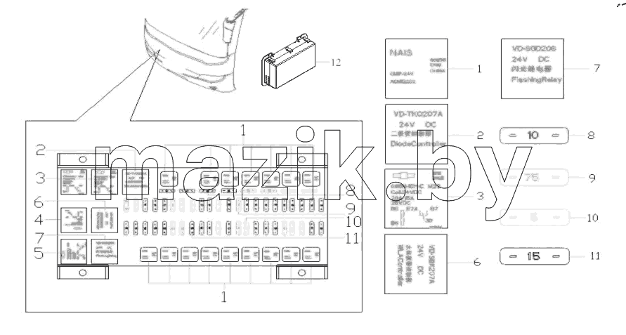  UNIVERSAL CONTROLLER PARTS