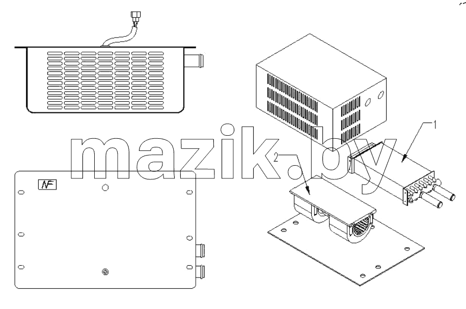  HEATER RADIATOR