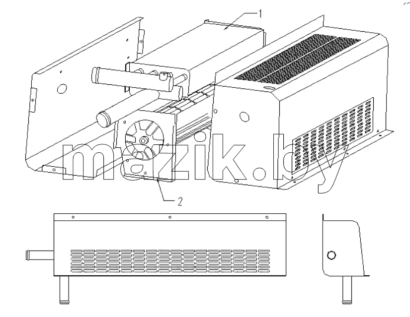  HEATER RADIATOR