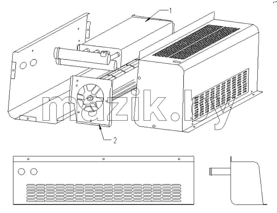  MID-DOOR STEP RADIATOR