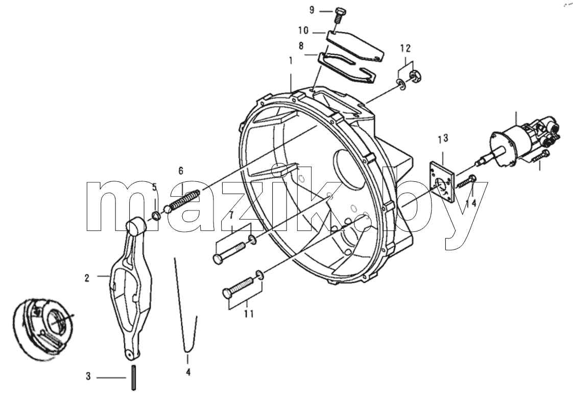  CLUTCH HOUSING ASSY